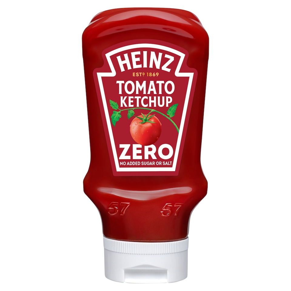 image 1 of Heinz Tomato Ketchup Zero Added Sugar & Salt 425g