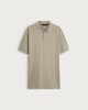 image 4 of F&F Cotton Rich Regular Fit Short Sleeved Polo Shirt in Khaki