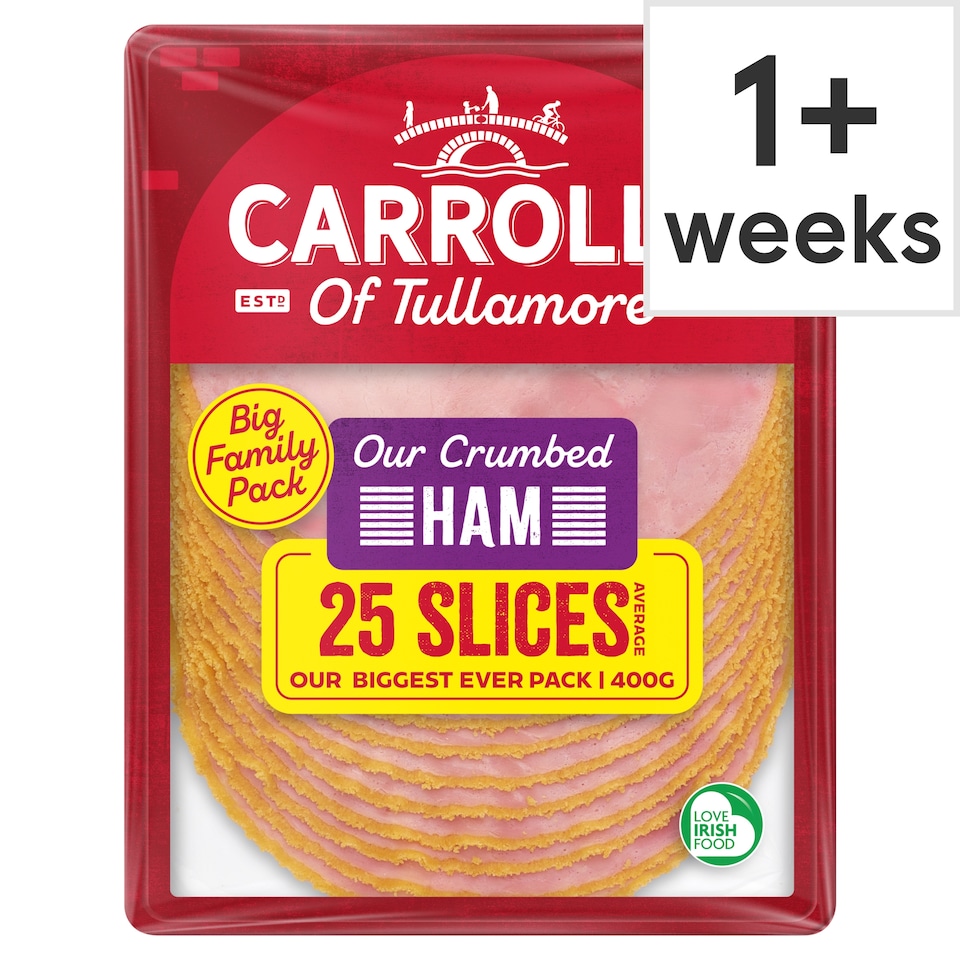Carrolls of Tullamore Big Family Pack Crumbed Ham 400G