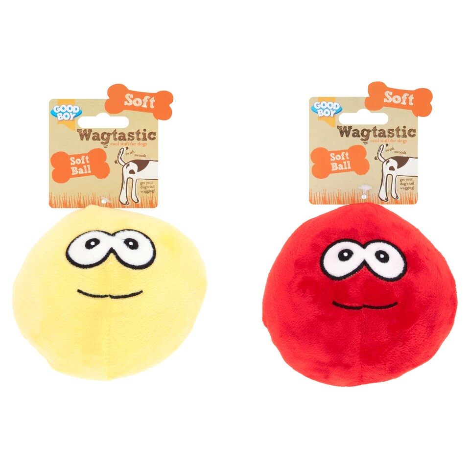 image 1 of Wagtastic Soft Ball Dog Toy