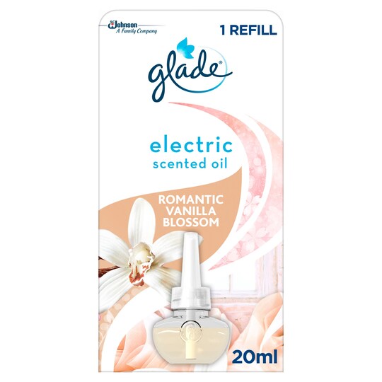 Glade Electric Scented Oil Vanilla Blossom 20Ml Tesco Groceries