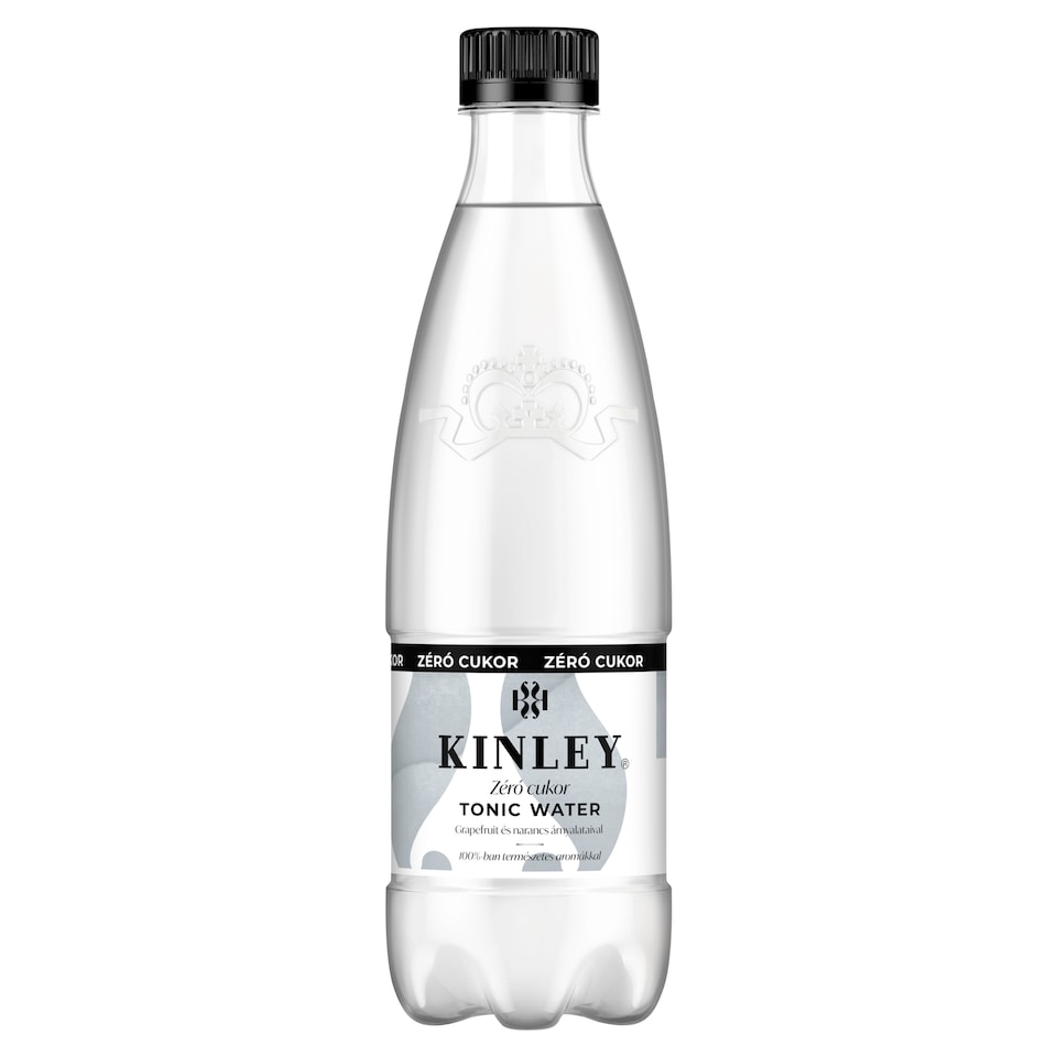 Kinley Tonic Water Zéró cukor energiamentes szénsavas üdítőital édesítőszerekkel 500 ml