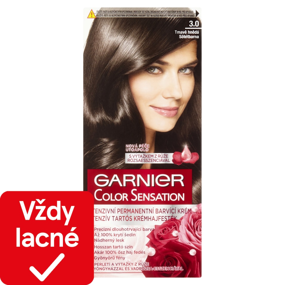 Garnier Color Sensation 3 .0 Tmavohnedá, 60 +40 +12 ml