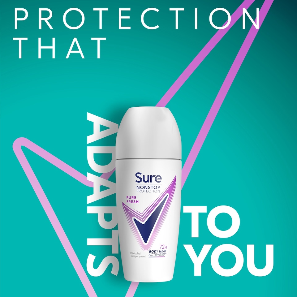 image 1 of Sure Nonstop Protection Pure Fresh A/Pspirnt 50Ml