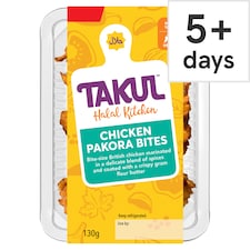 Takul Halal Kitchen Chicken Pakora Bites 130g