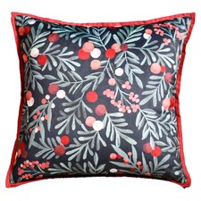 Fox & Ivy Berry Velvet Cushion