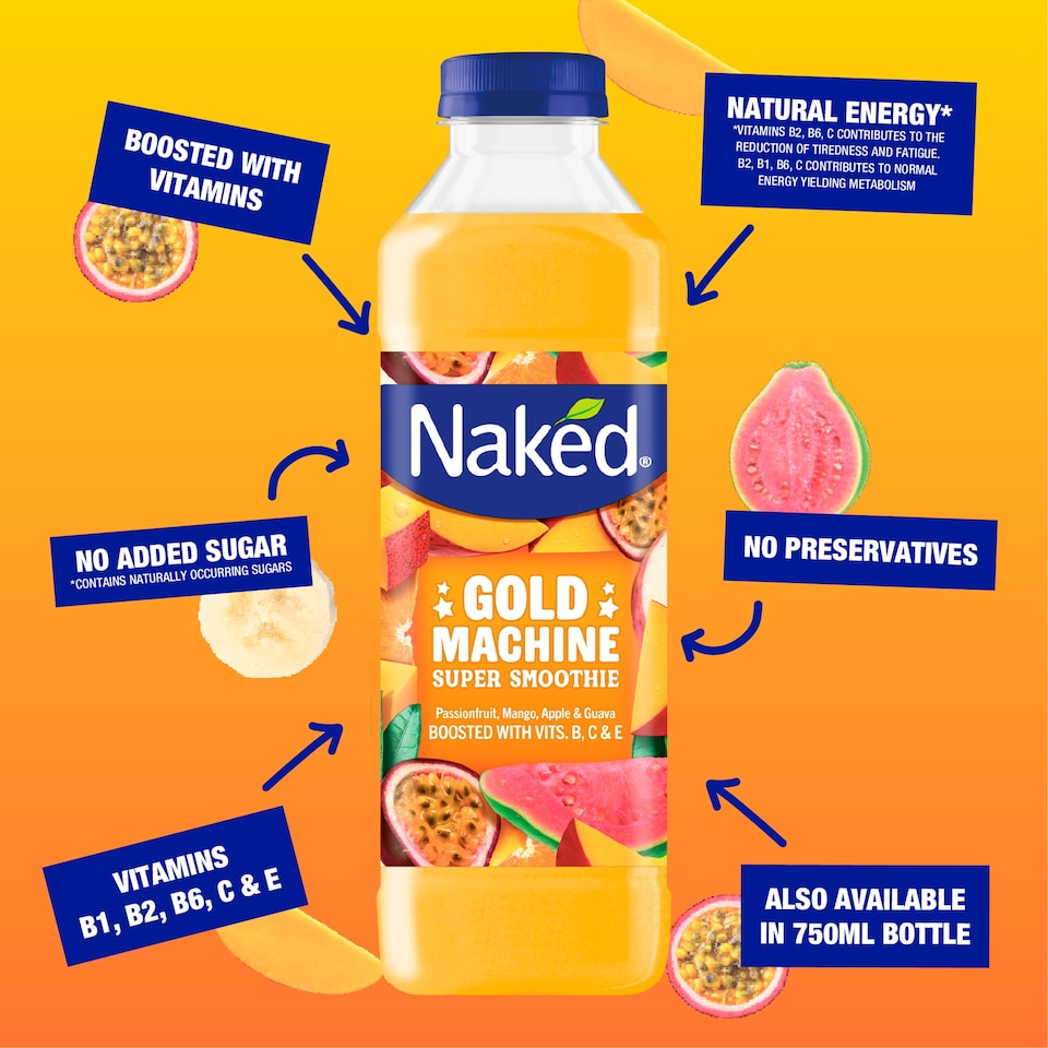 image 1 of Naked Gold Machine Super Smoothie 750Ml
