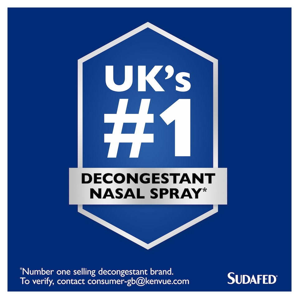 image 1 of Sudafed Blocked Nose Spray 15ml