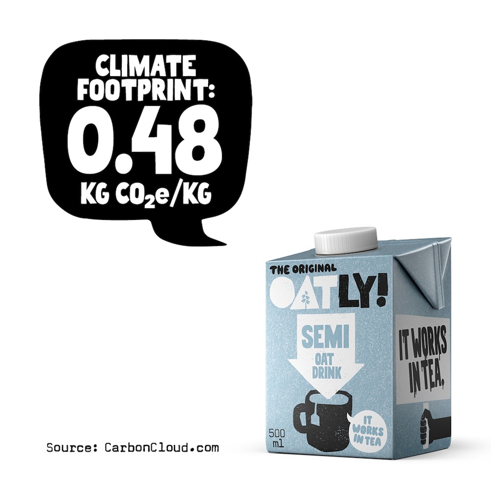 image 1 of Oatly Semi Oat Chilled Drink 500ml