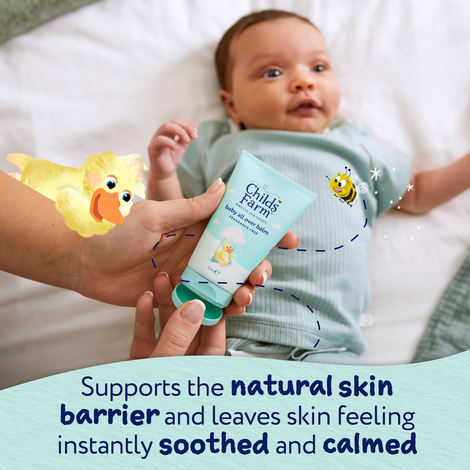 image 1 of Childs Farm Baby All Over Balm, Fragrance-Free 50ml