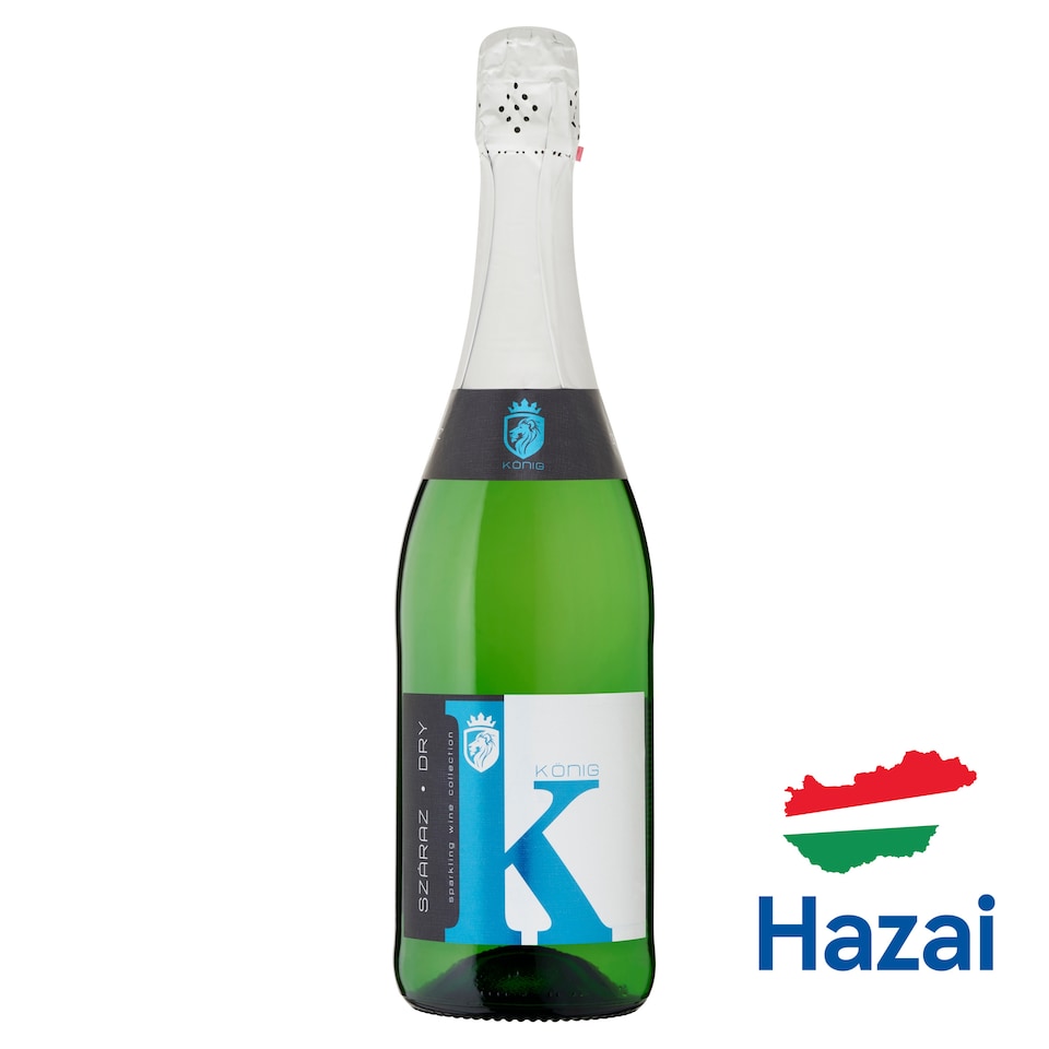 König száraz fehér pezsgő 11,5% 0,75 l  1. kép