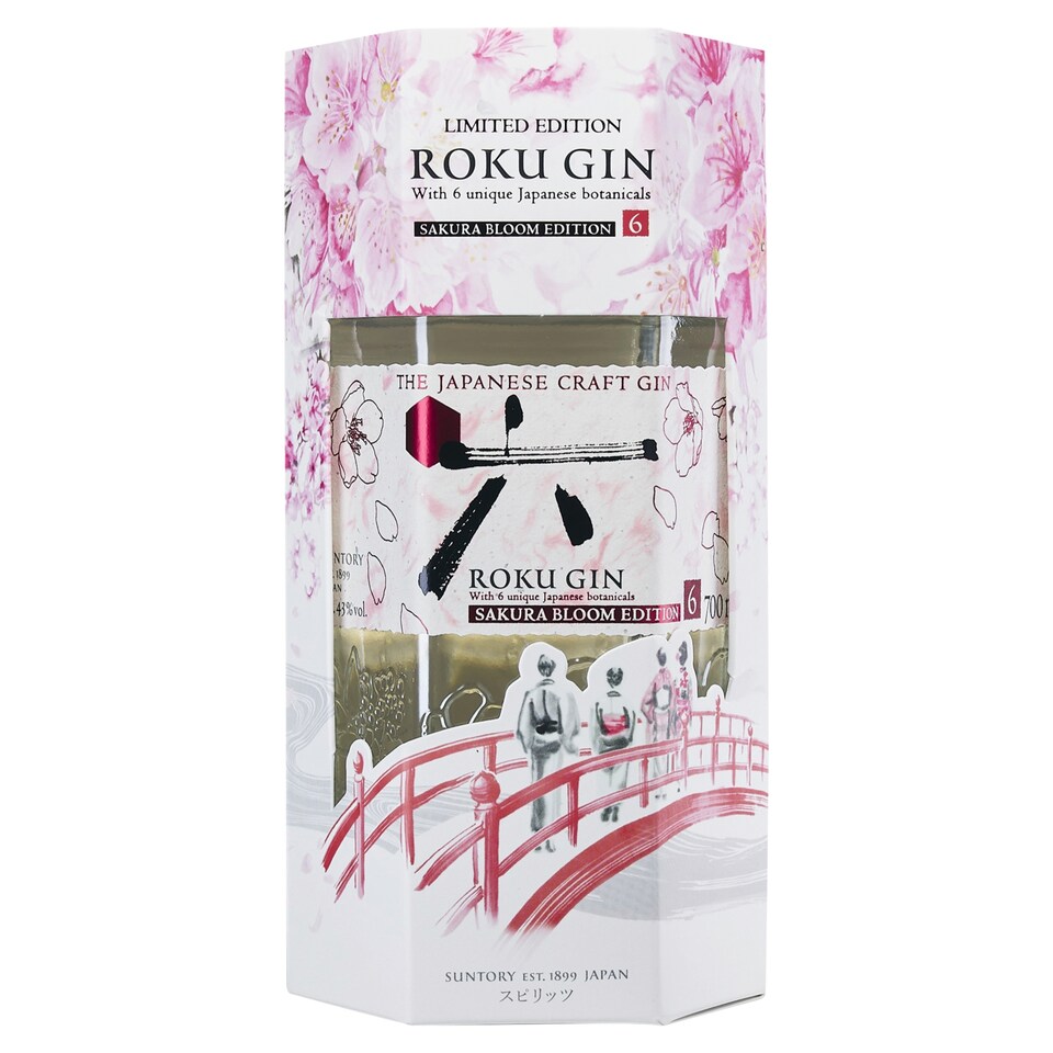 image 1 of ROKU Japanese Craft Gin Sakura Bloom Edition 70cl