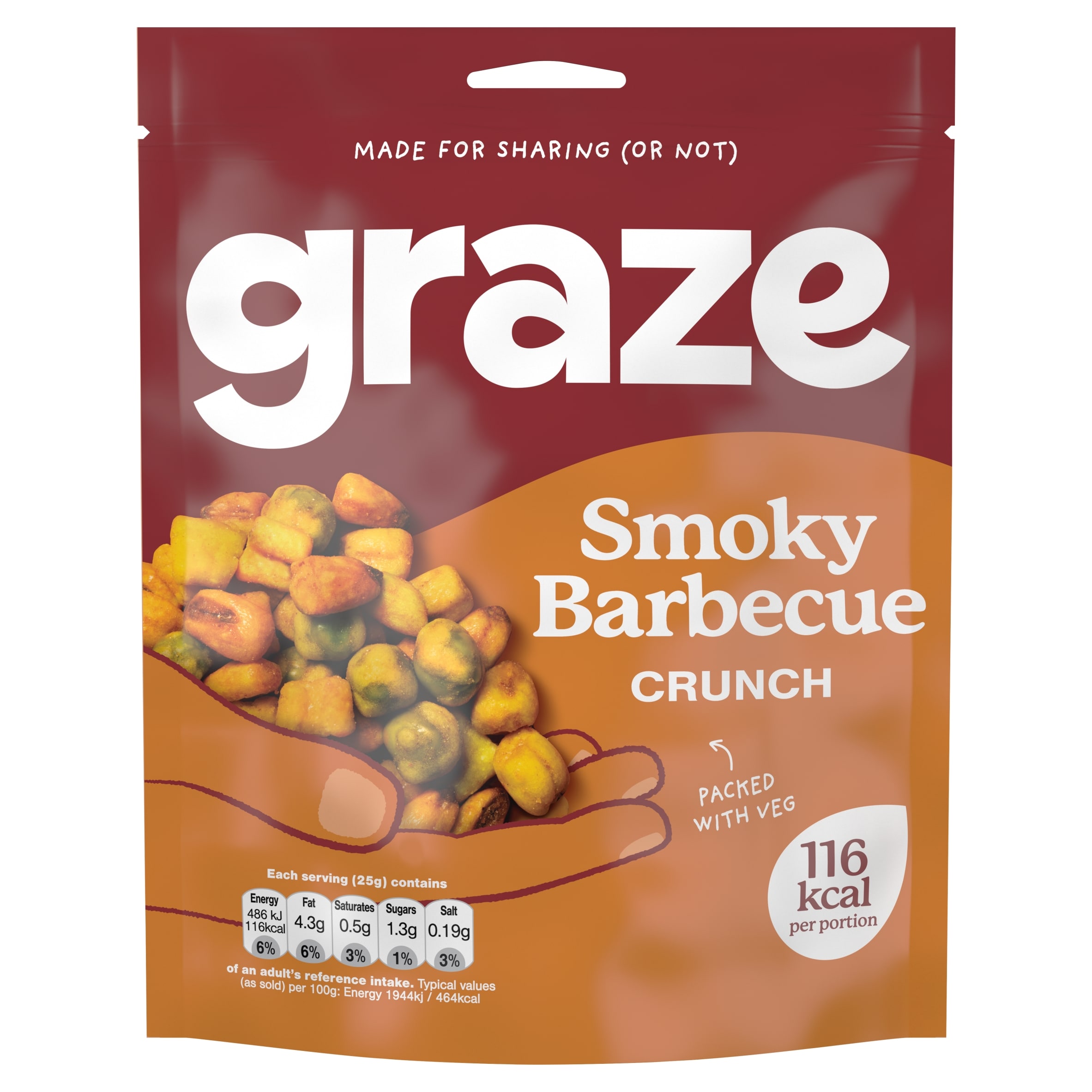Graze Smoky Barbecue Crunch 100g