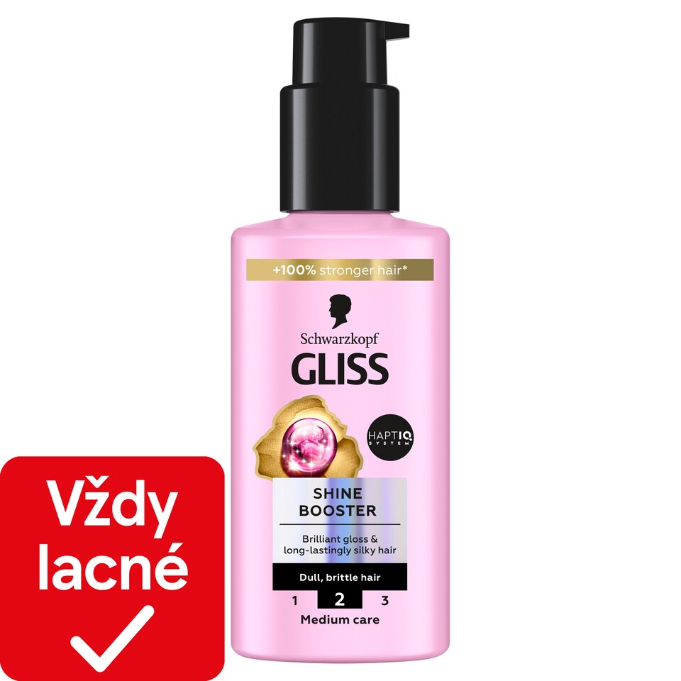 obrázok 1 z Schwarzkopf Gliss Liquid Silk Shine Booster pre matné, lámavé vlasy 100 ml