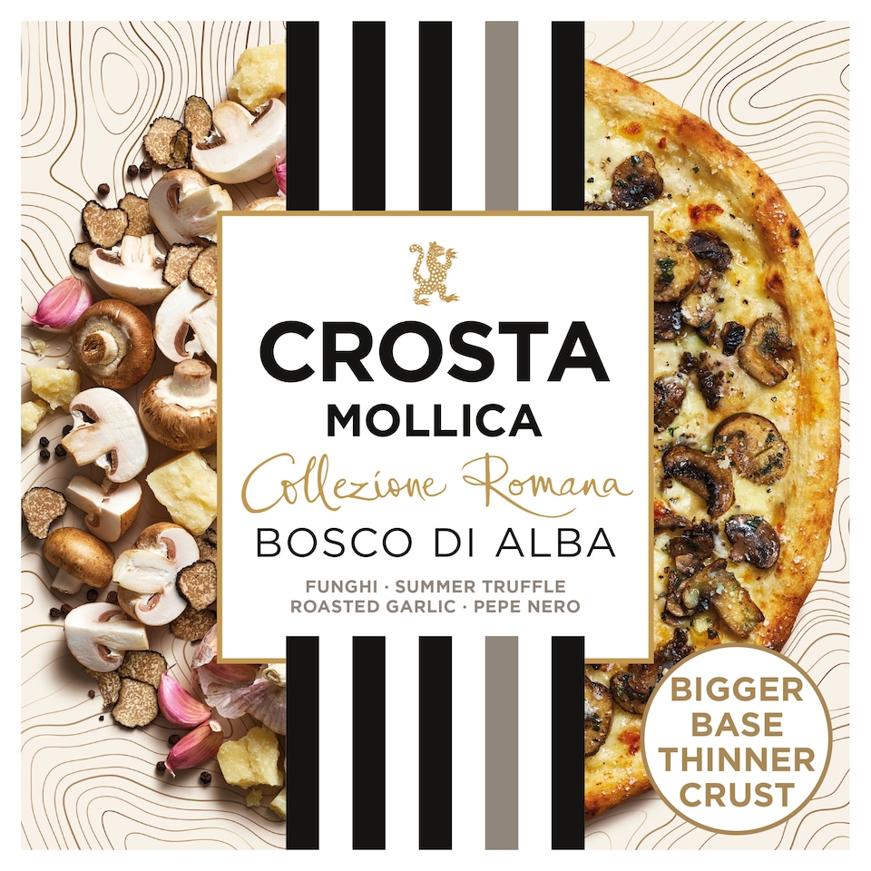 Crosta Mollica Collezione Romana Bosco di Alba Pizza – Truffle & Mushroom 483g