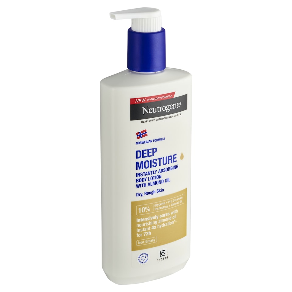 Neutrogena Deep Moisture Instantly Absorbing Body Lotion with Almond Oil 400ml