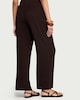 image 3 of F&F Textured Wide Leg Co-ord Trousers in Brown