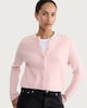 image 1 of F&F Knitted Button Front Cardigan in Pink