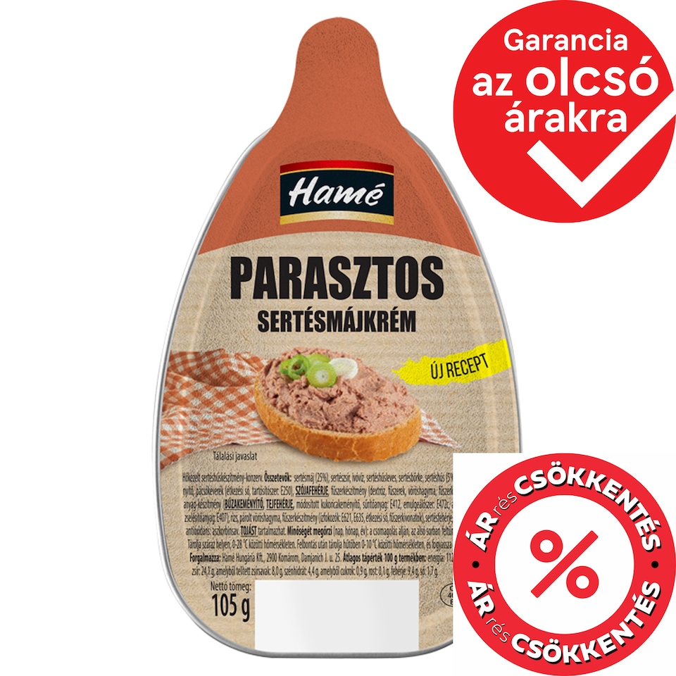 Hamé Rustic Pork Liver Pate 105 g