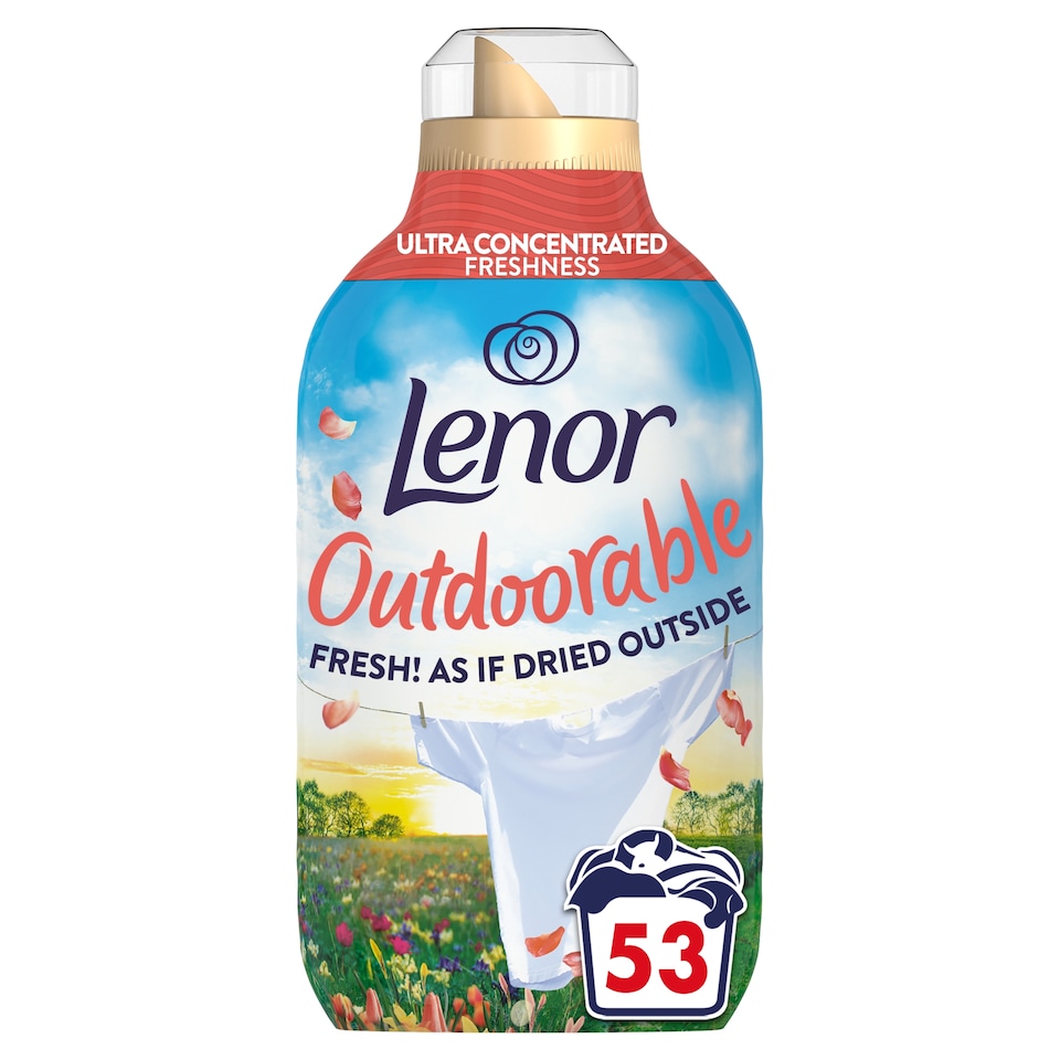 image 1 of Lenor Outdoorable Fabric Conditioner First Day of Spring 53 Washes 742ml