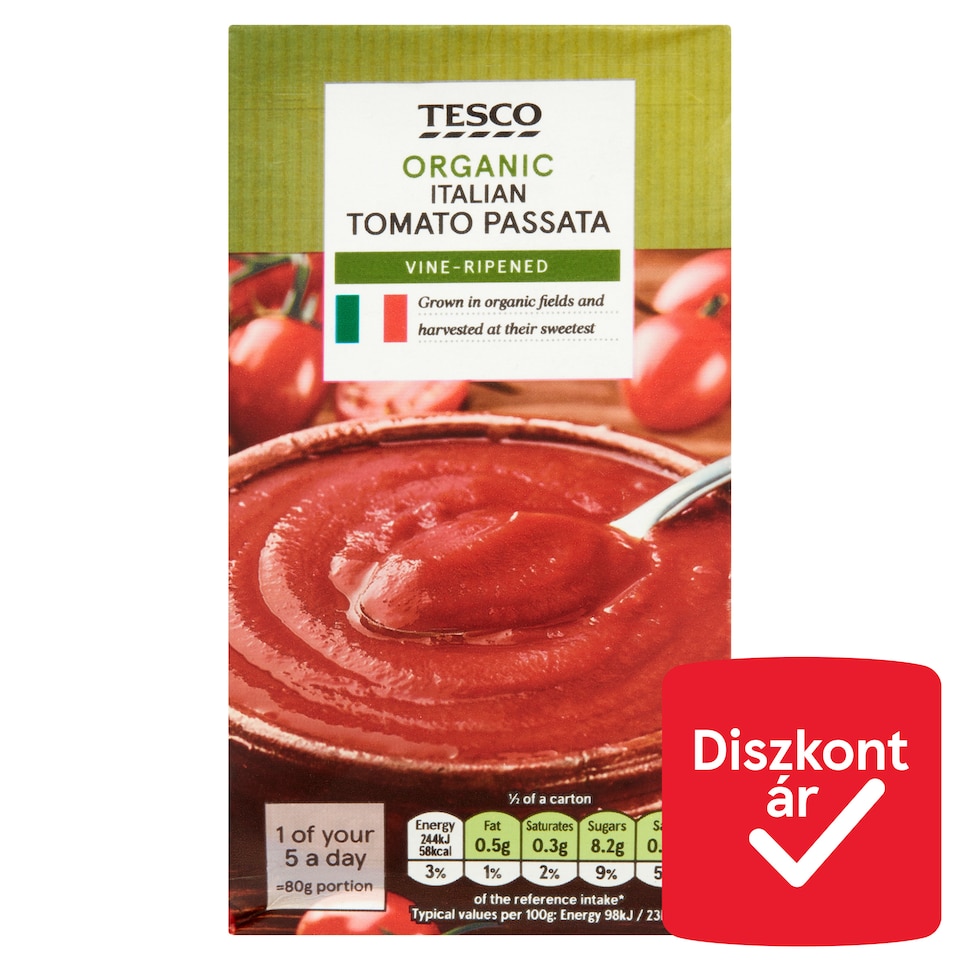 Tesco Organic Italian Tomato Passata 500 g