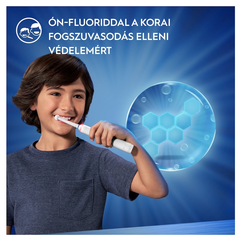 Oral-B Pro Kids Pókember Elektromos Fogkefe Braun Tervezéssel  1. kép