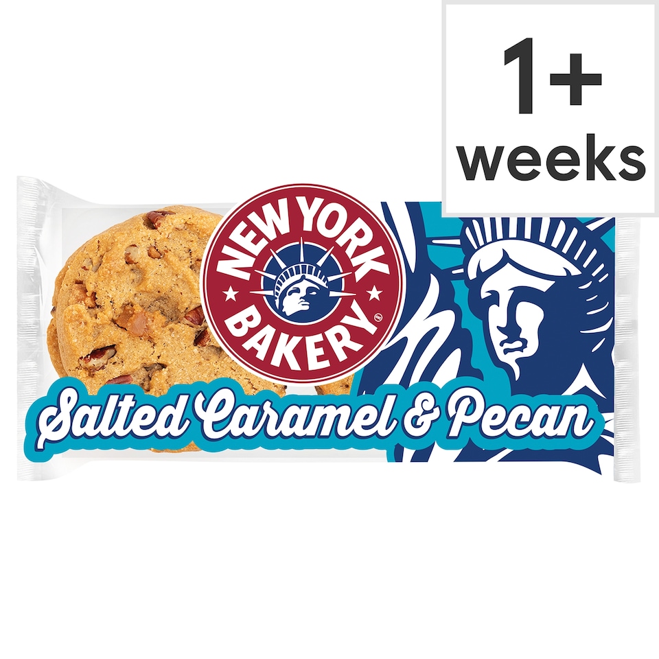 New York Bakery NYC Salted Caramel & Pecan Cookies 4 pack