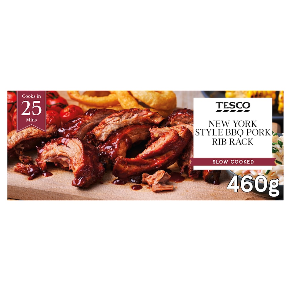 Tesco New York Style Pork Rib 460G
