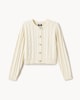 image 4 of OH ME OH MY Cable Knit Cardigan in Cream