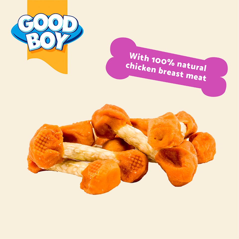 image 1 of Good Boy Chewy Chicken Dumbbells Dog Treats 90G