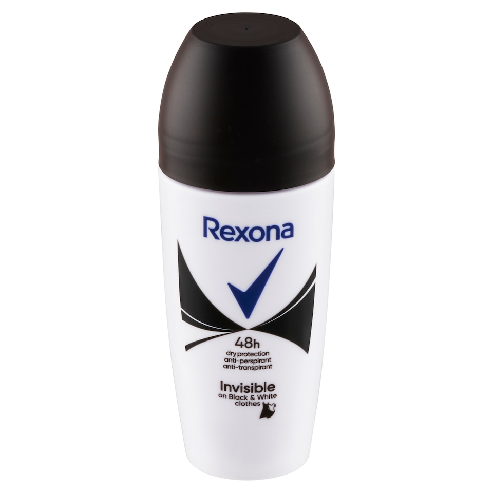 obrázok 1 z Rexona Invisible Black and White Antiperspirant roll-on 50 ml