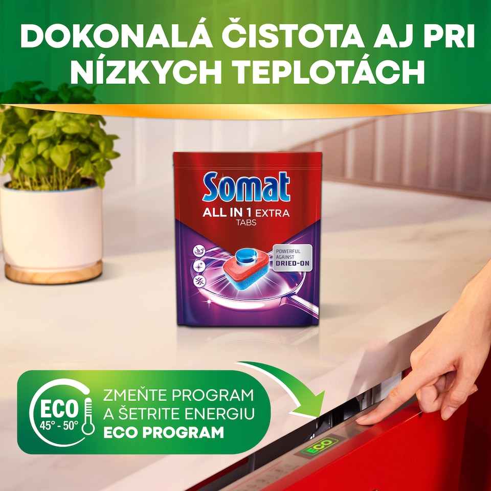 image 1 of Somat All in 1 Extra Dishwasher Tablets 100 pcs 1660 g