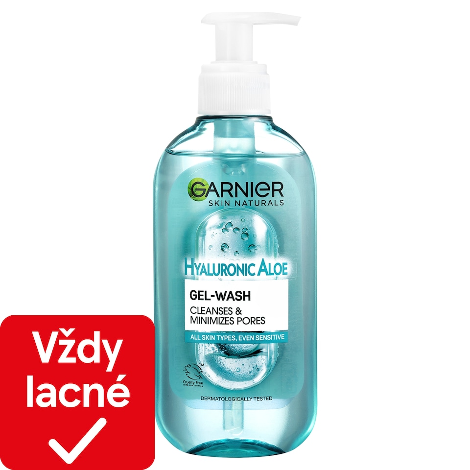 Garnier Skin Naturals Hyaluronic Aloe Cleansing Gel, 200 ml 