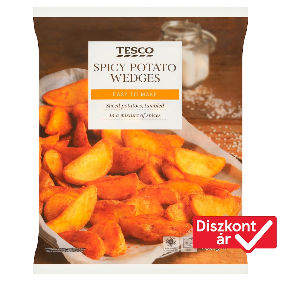Tesco Spicy Potato Wedges 750 g