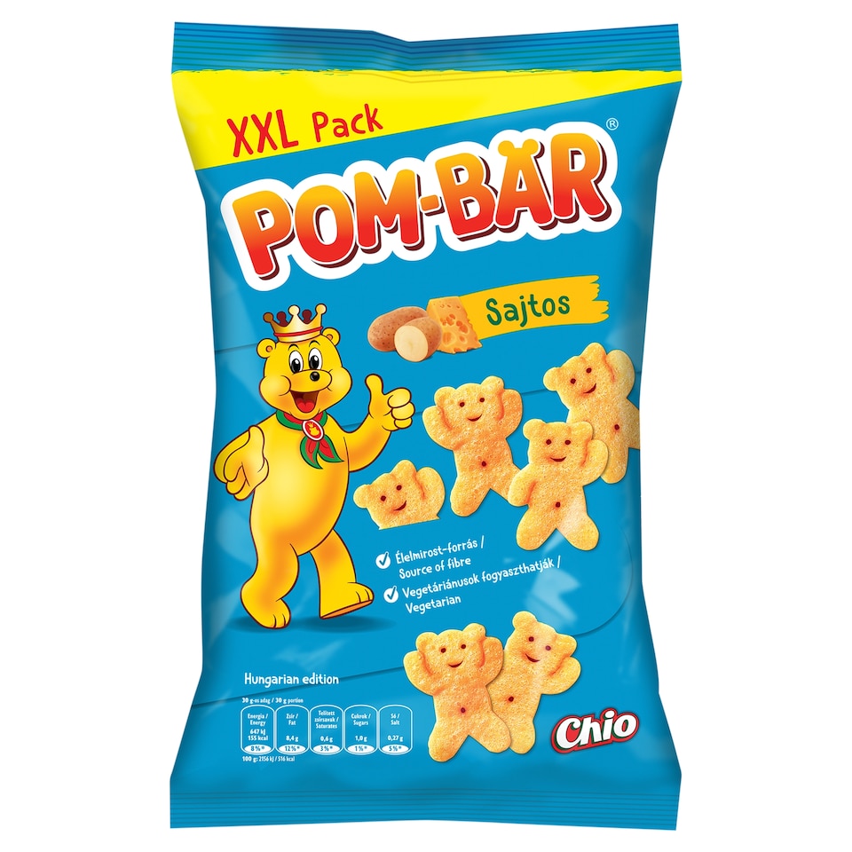 Pom-Bär sajtos burgonyasnack 150 g