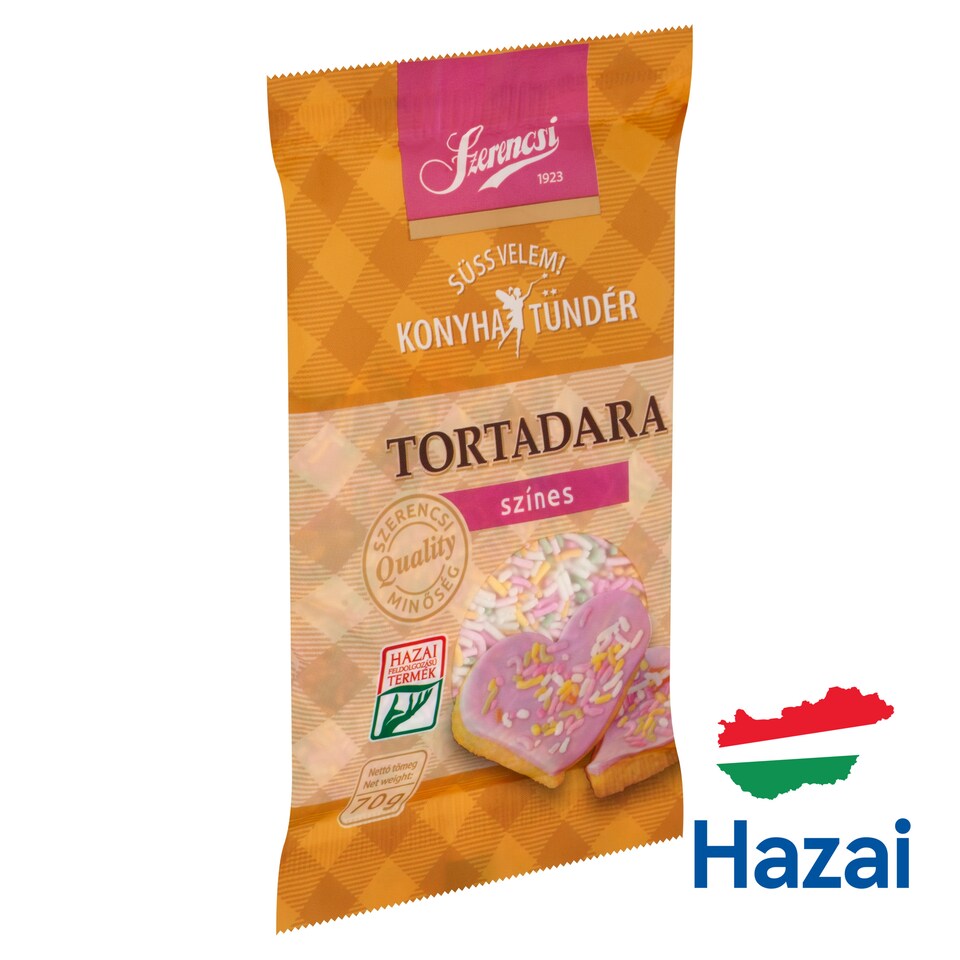 Szerencsi Konyhatündér színes cukor tortadara 70 g