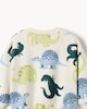 image 4 of F&F Boys Cotton Rich Dinosaur Sweatshirt in Multi