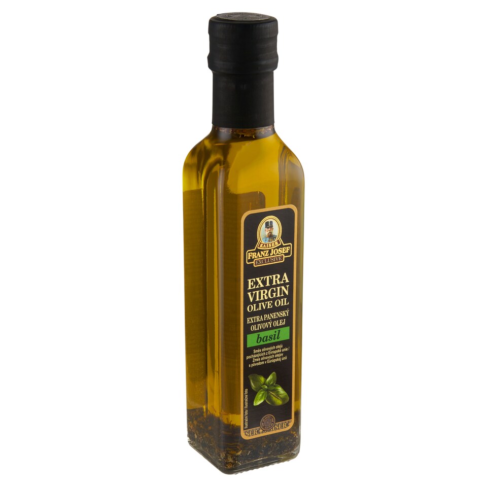 Franz Josef Kaiser Exclusive Extra panenský olivový olej s příchutí bazalky 250ml