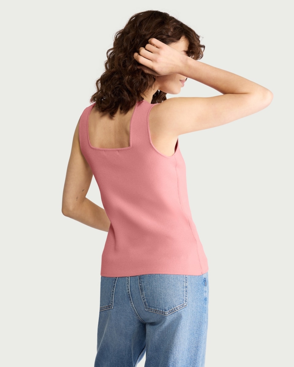 image 1 of F&F Button Front Waistcoat in Pink