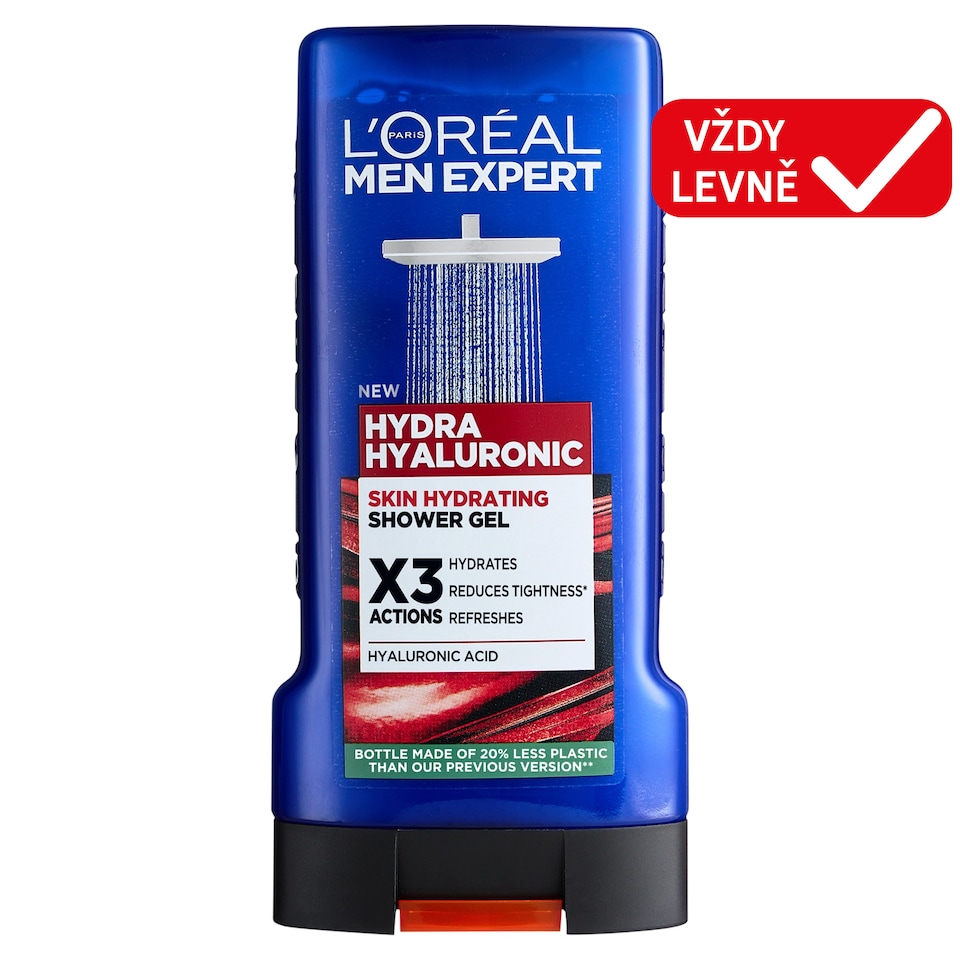 L'Oréal Paris Men Expert Hydra Hyaluronic Skin Hydrating sprchový gel 300ml