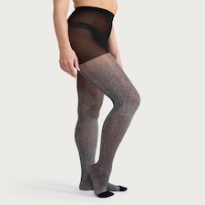 F&F Lurex Sparkle Tights in Black