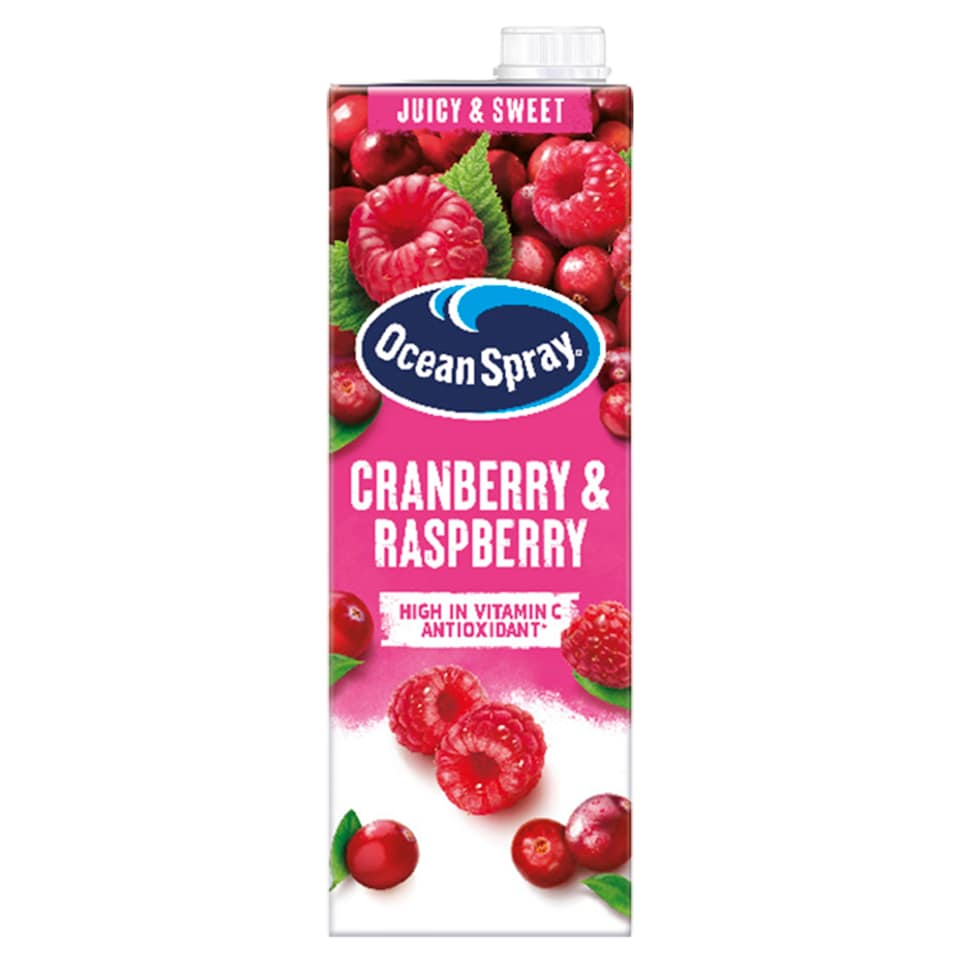 image 1 of Ocean Spray Cranberry & Raspberry Juice Drink 1 Litre