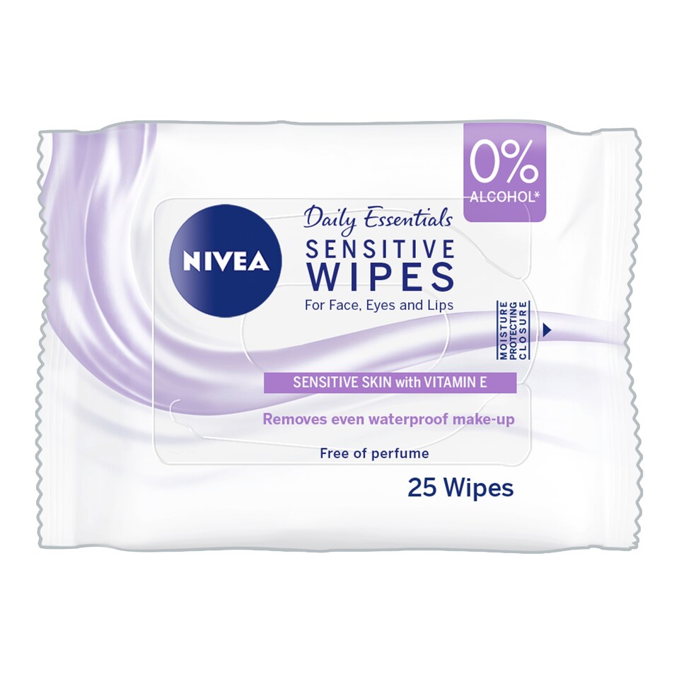 image 1 of Nivea Face Sensitive Wipes 25'S