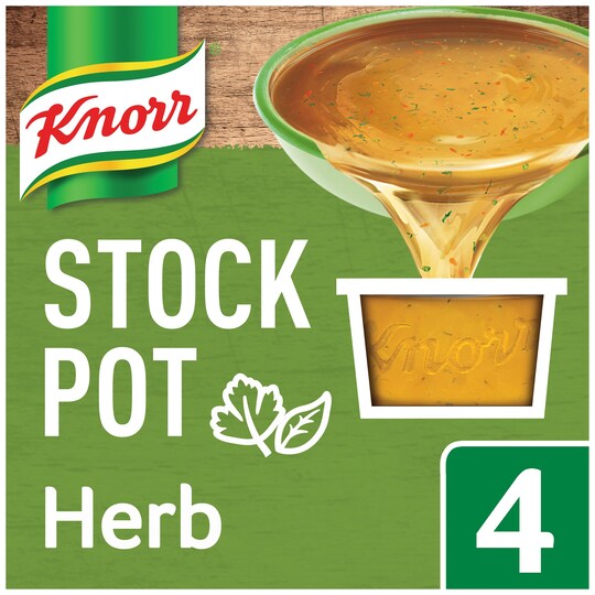 Knorr Herb Infusion Stock Pot 4 X 28G Tesco Groceries