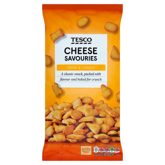 Tesco Cheese Savouries Snacks 250G Tesco Groceries
