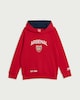 image 3 of Arsenal Cotton Rich Hoodie in Red