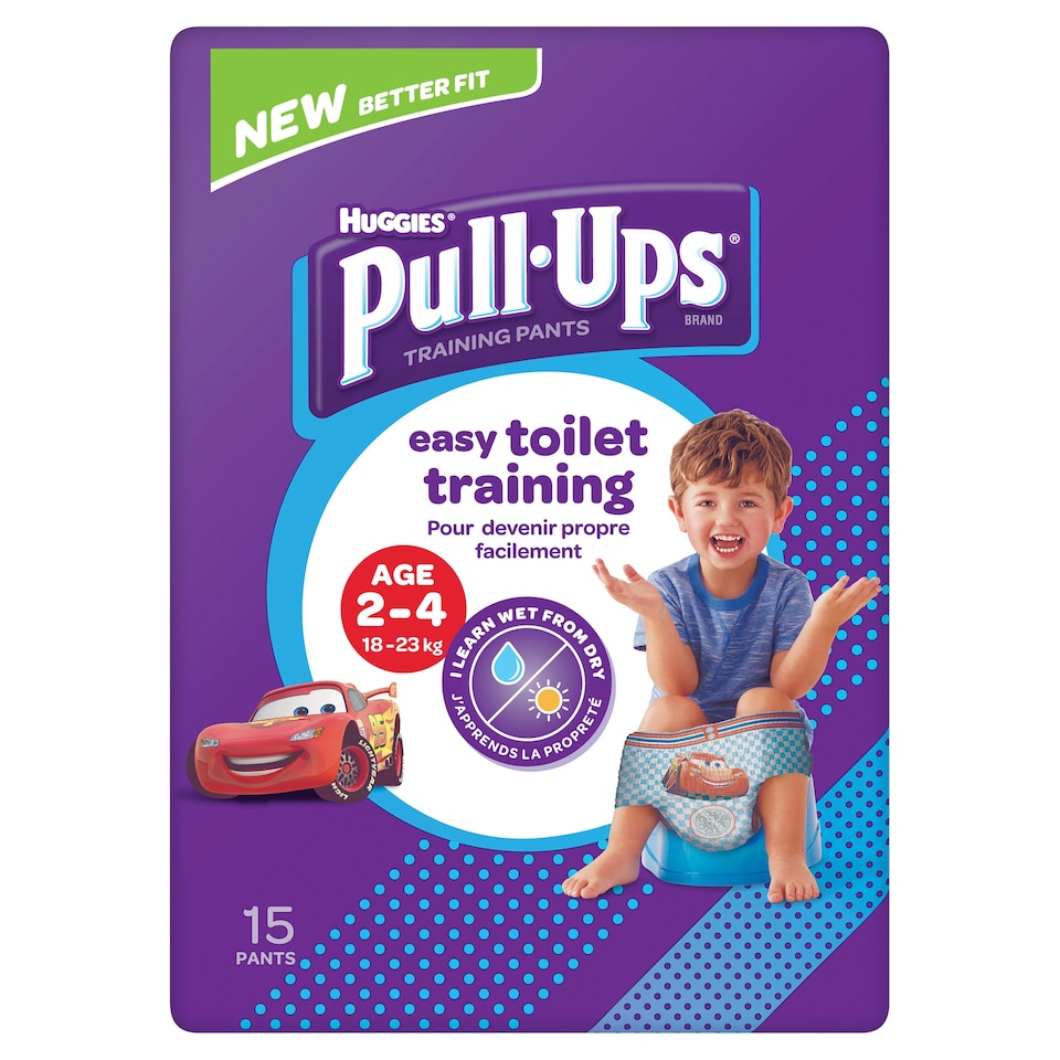 image 1 of Hugg Pull Ups Blue Training Pants Age 2-4 15 Pants