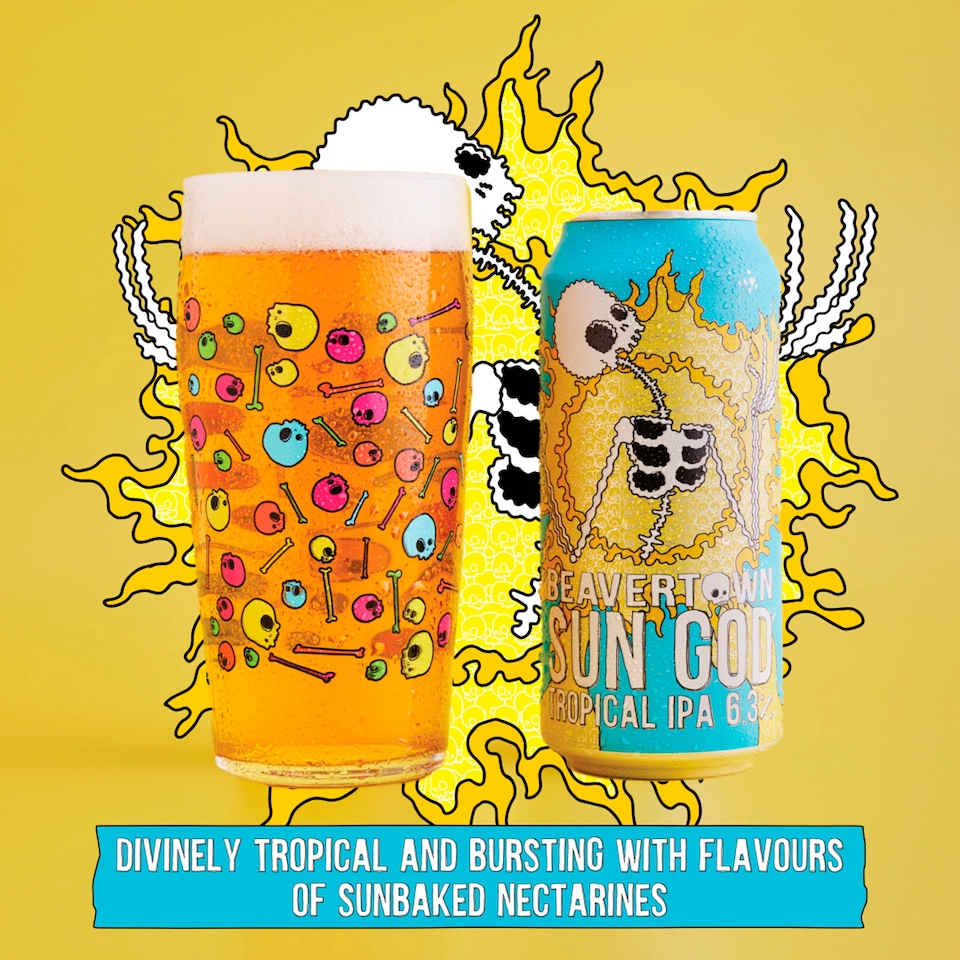 image 1 of Beavertown Sun God Tropical IPA 440ml