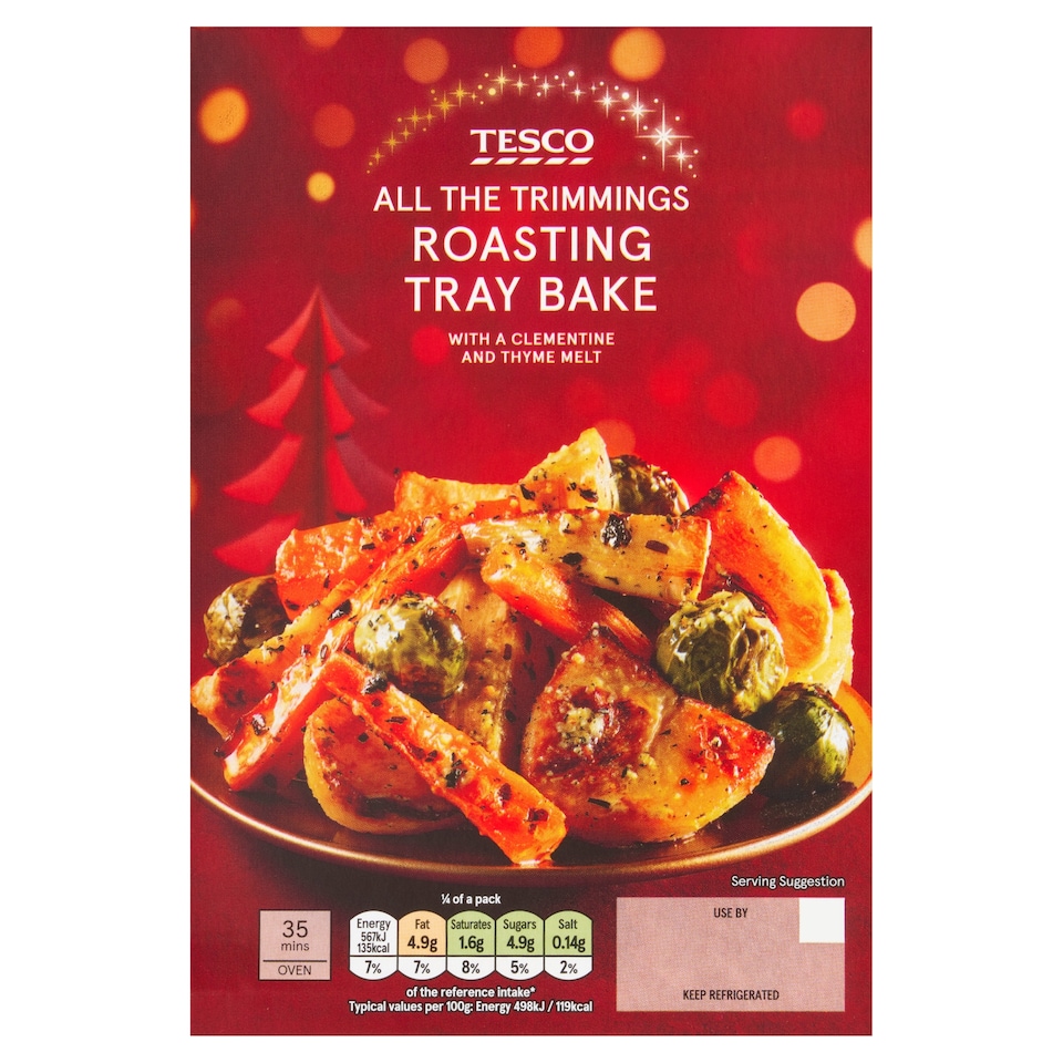 Tesco All The Trimmings Roasting Tray Bake 600g