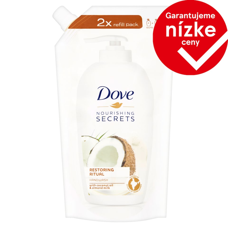 obrázok 1 z Dove Nourishing Secrets Restoring Ritual tekuté mydlo na ruky náplň 500 ml